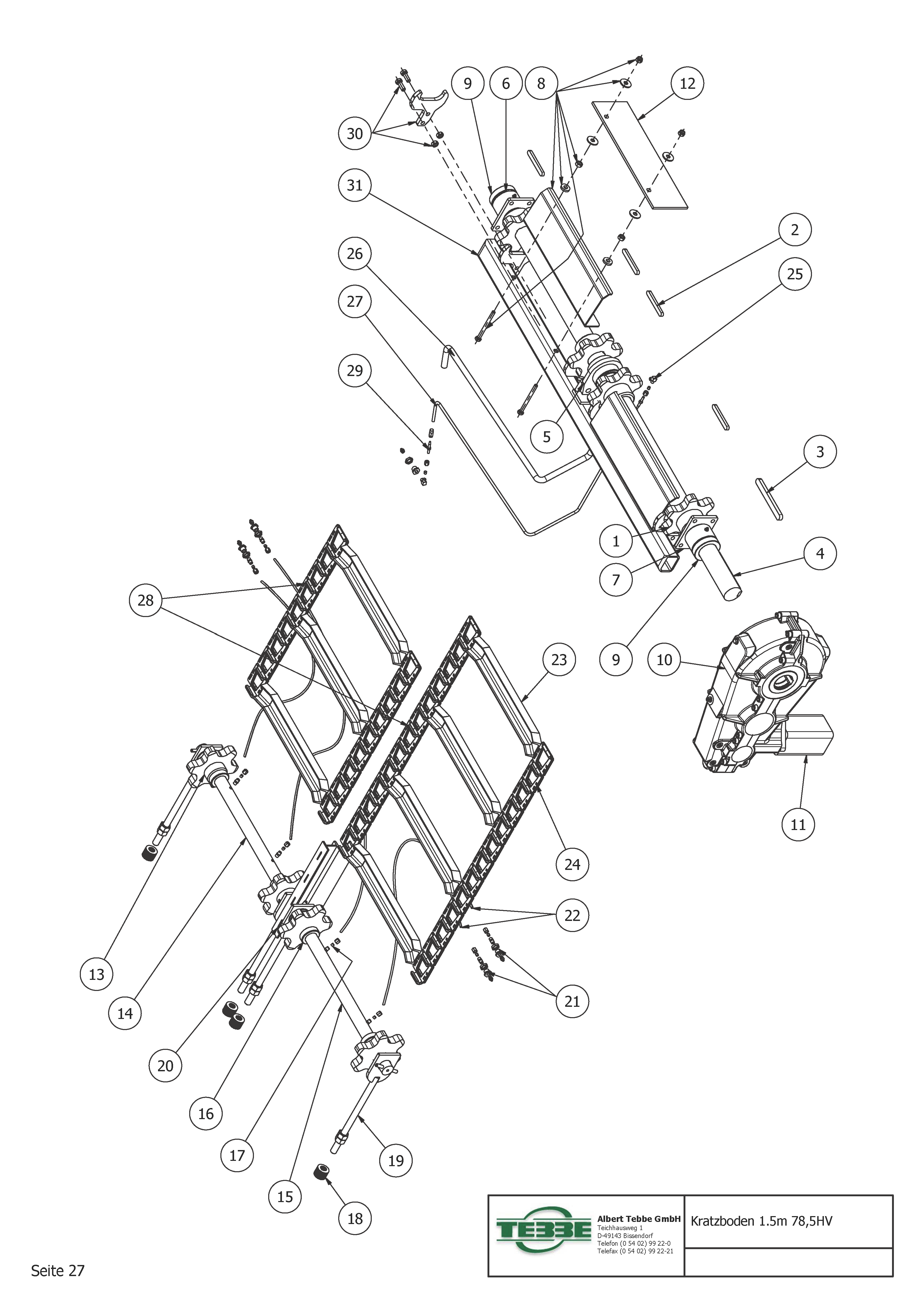 Bodemketting 1.5m 78